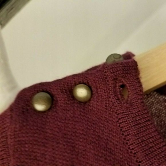 LIMITED Lightweight Wool Blend Sweater Purple M - Picture 5 of 9